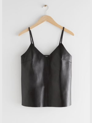 Leather Camisole