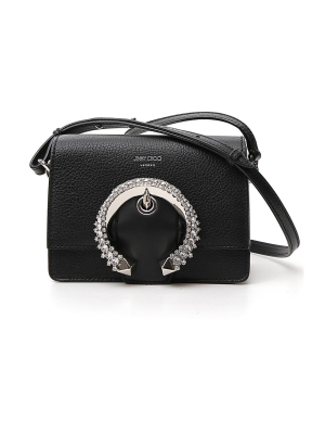 Jimmy Choo Madeline Crystal Buckle Crossbody Bag