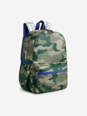 Kids' Backpack In Camo