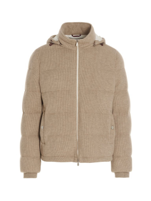 Brunello Cucinelli Hodded Down Jacket