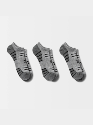 Men's Striped No Show Socks 3pk - All In Motion™ 6-12