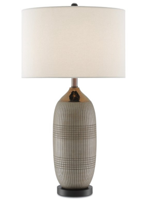 Alexander Table Lamp In Matte And Glossy Gold