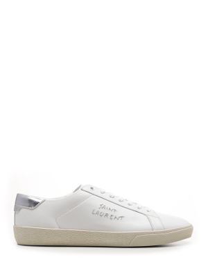 Saint Laurent Court Classic Sl/06 Embroidered Sneakers