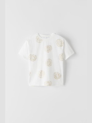 Foil Print T-shirt