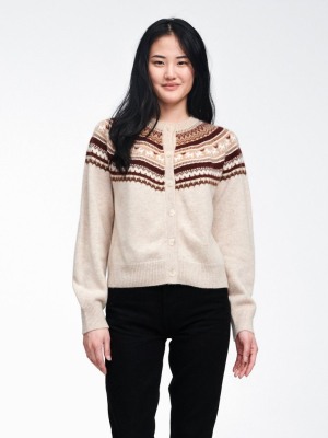 Cashmere Goat Fair Isle Cardigan