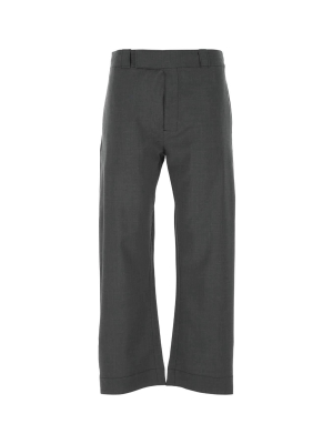 Prada Straight-leg Touch Strap Trousers