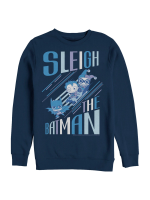 Men's Batman Christmas Sleigh The Hero Sweatshirt