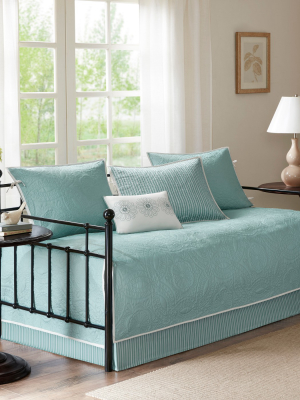 Blue Natalie Daybed Set (75x39") 6pc