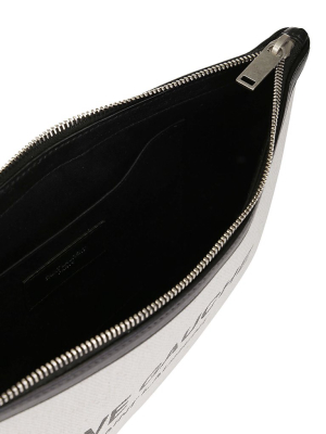 Saint Laurent Rive Gauche Zippered Pouch