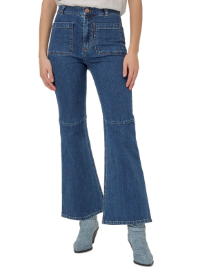 See By Chloé High-waisted Flared Jeans