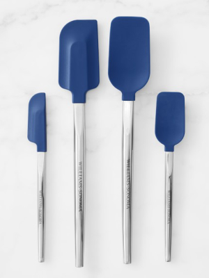 Stainless-steel Ultimate Silicone Spatulas, Navy