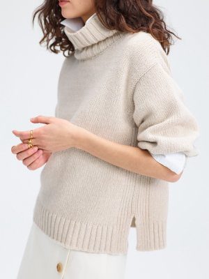 Evangelyn Puff-sleeve Sweater