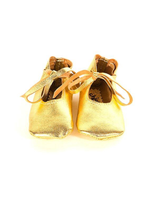 Gold Maryjanes