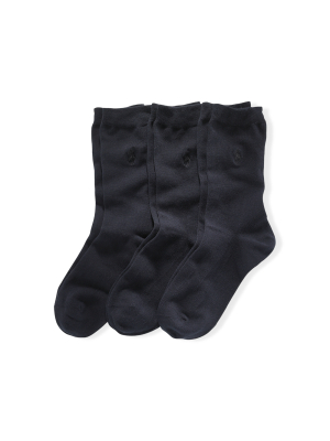 Flat Knit Crew Sock 3-pack