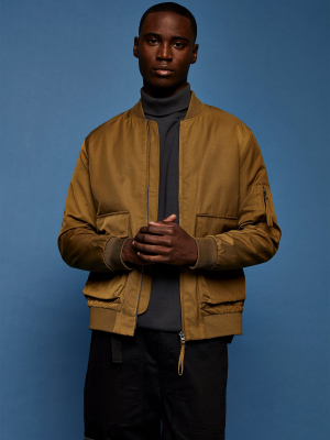 Khaki Bomber Jacket