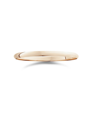 Pompeii3 2mm 14k Rose Gold Comfort Fit Plain Wedding Band