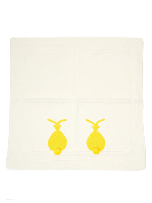 Stella Mccartney Kids Bunny Embroidered Blanket