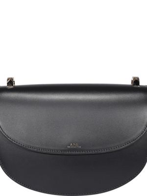 A.p.c. Genève Flap Shoulder Bag