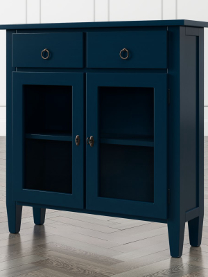 Stretto Indigo Entryway Cabinet