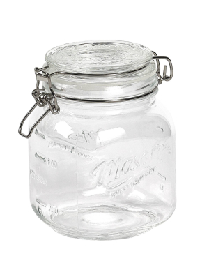 Mason Craft & More 1l Set Of 2 Clamp Jars