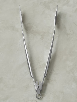 Williams Sonoma Stainless-steel Handled Bbq Tongs