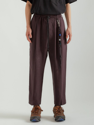 Lounge Pant In Purple/charcoal