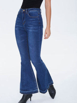 Release-hem Flare Jeans