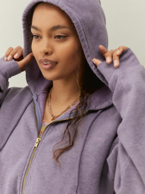 Iets Frans... Cropped Zip-through Hoodie