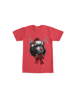 Men's Lost Gods Ugly Christmas Rein-bear T-shirt