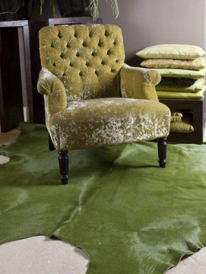 Green Dyed Cowhide