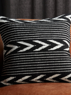 20" Bowman Black And White Pillow