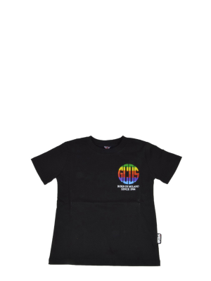 Gcds Kids Rainbow Logo Printed T-shirt