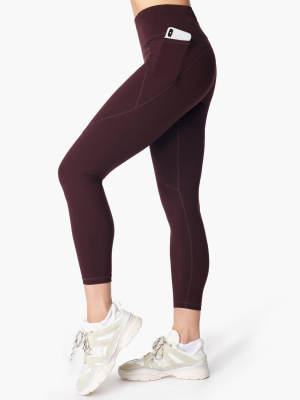 Sweaty Betty Power 7/8 Workout Leggings - Black Cherry Purple - Final Sale