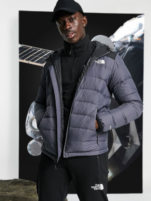 The North Face Lapaz Hooded Jacket In Gray