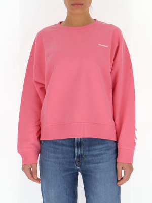 Redvalentino Ruffle Detail Sweatshirt