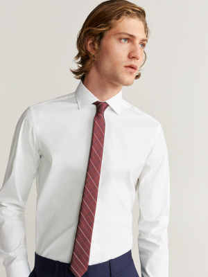 Slim Fit Tailored Cotton Shirt