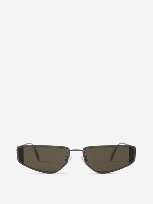 Alexander Mcqueen Eyewear Rectangular Frame Sunglasses