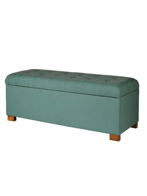 Classic Large Tufted Storage Bench - Homepop