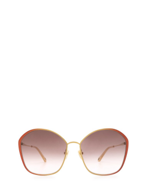 Chloé Eyewear Oversized Frame Sunglasses