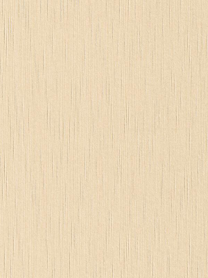 Solid Faux Fabric Wallpaper In Cream Design By Bd Wall