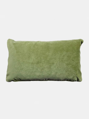 Winthrop Meadow Velvet Pillow, Lumbar