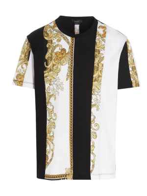 Versace Baroque Printed Crewneck T-shirt