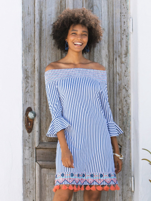 St. Barts Off The Shoulder Dress