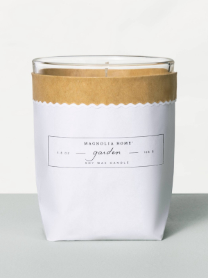 5.8oz Bagged Glass Jar Candle Garden - Magnolia Home By Joanna Gaines