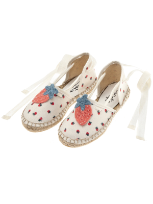 Tocoto Vintage Strawberry Espadrilles