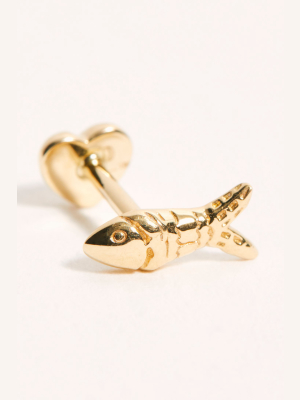 Pamela Love X Fp Fish Stud Single Earring