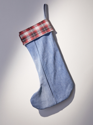 Urban Renewal Reclaimed Denim Stocking