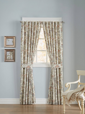 Set Of 2 84"x50" Arezzo Light Filtering Window Drapery - Waverly