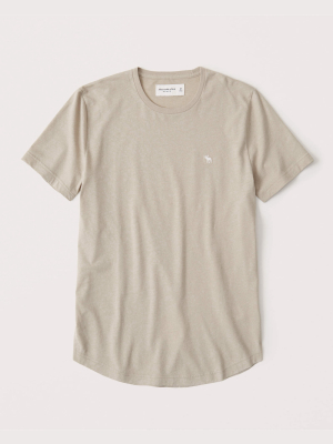 Curved Hem Icon Tee