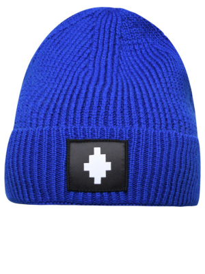 Marcelo Burlon County Of Milan Logo Patched Beanie